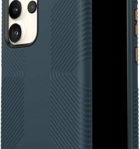 Speck - Presidio2 Grip Case for Samsung Galaxy S23 Ultra - Charcoal Grey/Cool Bronze/White