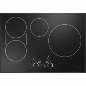 Café - 30" Electric Built In Cooktop, Customizable - Black