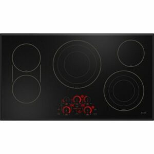 Café - 36" Electric Built In Cooktop, Customizable - Black