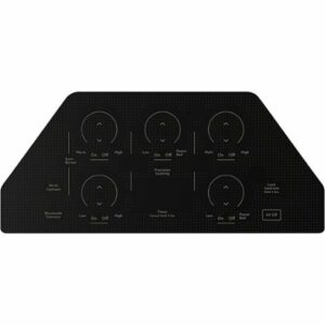 Café - 36" Electric Built In Cooktop, Customizable - Black