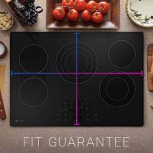 GE Profile - 30" Electric Built In Cooktop - Black