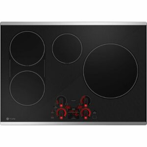 GE Profile - 30" Electric Built In Cooktop - Stainless Steel