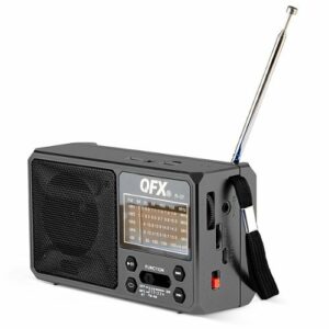 QFX - AM/FM/SW 1-4 Band Radio - Black