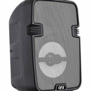 QFX - Bluetooth Speaker with LED Lights - Gray