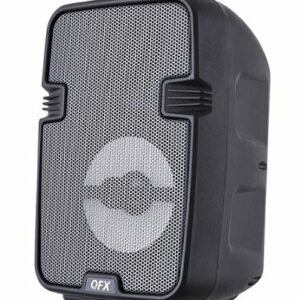 QFX - Bluetooth Speaker with LED Lights - Gray