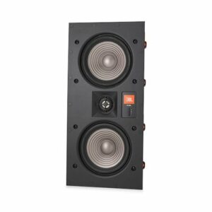 JBL - Studio 2 Dual 5.25" 2-Way In-Wall Speaker - black