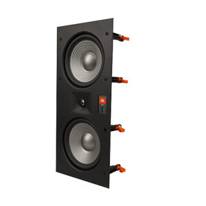 JBL - Studio 2 Dual 8" 2-Way In-Wall Speaker - black