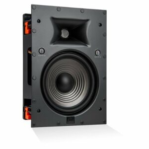 JBL - Studio 6 8" 2-Way In-Wall Speaker with Compression Tweeter - Black