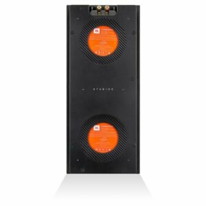 JBL - Studio 6 Dual-6.5" 2-Way In-Wall Speaker with Compression Tweeter - Black