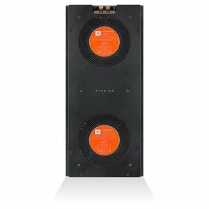 JBL - Studio 6 Dual-8" 2-Way In-Wall Speaker - Black