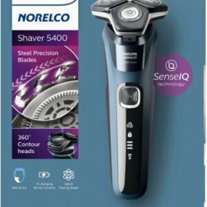 Philips Norelco - Shaver 5400, Rechargeable Wet & Dry Shaver with Pop-Up Trimmer, S5880/81 - Blue