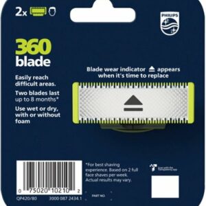 Philips Norelco - OneBlade 360 Blade Replacement Blade 2 Pack - Multi