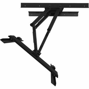 Kanto - Full Motion Security TV Wall Mount for Most 37" to 65" TVs - Extends 17.6" - Black