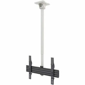 Kanto - Full Motion TV Ceiling Mount for Most 37" to 70" TVs - White