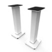 Kanto - 26" Tall Fillable Bookshelf Speaker Floor Stands (Pair) - White