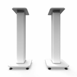 Kanto - 26" Tall Fillable Bookshelf Speaker Floor Stands (Pair) - White