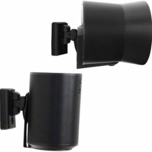 SANUS Elite - Adjustable Speaker Wall Mount for Sonos Era 100 and Era 300 Speakers - Pair - Black