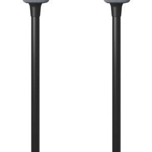 Sanus - Universal Speaker Stands  for  Speakers  up to 8 lbs. (Pair) - Black