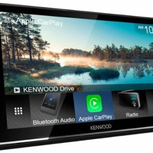 Kenwood - 6.8" - Android Auto & Apple CarPlay - Built-in Bluetooth - In-Dash Digital Media Receiver - Black