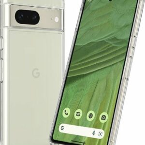 SaharaCase - Hybrid-Flex Hard Shell Case for Google Pixel 7 - Clear