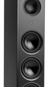 MartinLogan - Motion XT Series 3-Way Floorstanding Speaker with 6.5” Midrange and Triple 8” Bass Drivers (Each) - Gloss Black