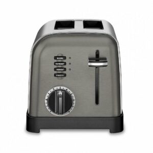 Cuisinart - 2-Slice Metal Classic Toaster - Black/Stainless Steel