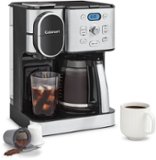 Cuisinart - 12 Cup 2-In-1 Coffee Center Coffeemaker - Black Stainless Steel