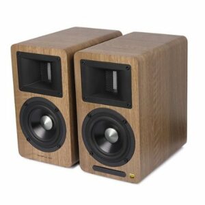 Edifier - Airpulse A80 Hi-Res Active Speaker System (Pair) - Wood