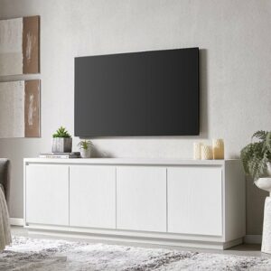 Camden&Wells - Presque TV Stand for TV's up to 75" - White