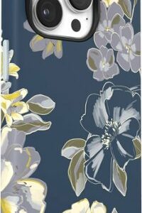 Speck - Presidio Edition Case with MagSafe for Apple iPhone 14 Pro - Tear Blue/Artistic Floral