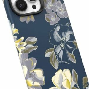 Speck - Presidio Edition Case with MagSafe for Apple iPhone 14 Pro Max - Tear Blue/Artistic Floral