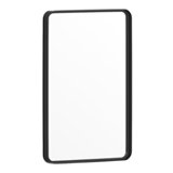 Flash Furniture - Janinne 20" x 30" Wall Mounted Mirror - Black