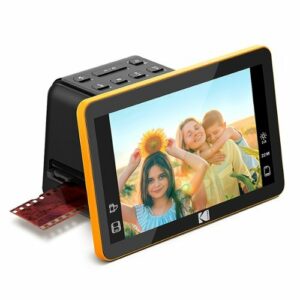 Kodak - Slide N Scan Digital Film Scanner with 7" LCD Screen - Black