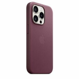 Apple - iPhone 15 Pro FineWoven Case with MagSafe - Mulberry