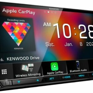 Kenwood - 6.8" - Android Auto & Apple CarPlay - Built-in Bluetooth - In-Dash Digital Media Receiver with Maestro Compatibility - Black