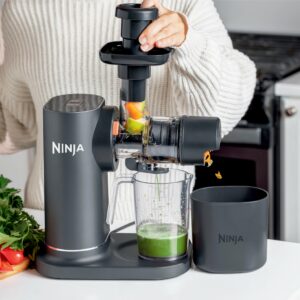 Ninja - NeverClog Cold Press Juicer - Charcoal