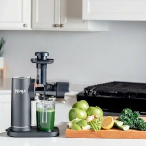 Ninja - NeverClog Cold Press Juicer - Charcoal