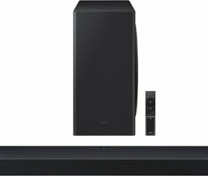 Samsung - Q-series 5.1.2 ch Wireless Dolby Atmos Soundbar w/ Q Symphony - Black