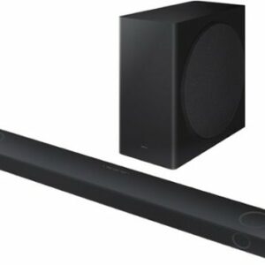 Samsung - Q-series 5.1.2 ch Wireless Dolby Atmos Soundbar w/ Q Symphony - Black