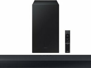 Samsung - Q-series 3.1.2 ch Dolby Atmos Soundbar w/Q-Symphony - Titan Black