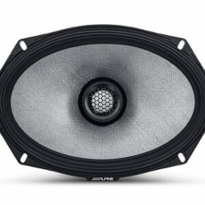 Alpine - R-Series 6x9" 2-Way Hi-Resolution Coax Car Speakers with Glass Fiber Reinforced Cone (Pair) - Black