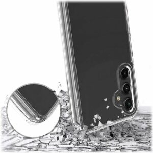 SaharaCase - Hybrid-Flex Hard Shell Series Case for Samsung Galaxy A14 5G - Clear