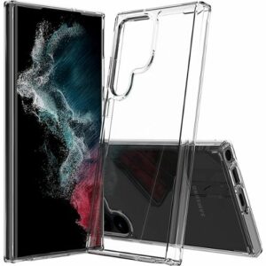 SaharaCase - Hybrid-Flex Hard Shell Series Case for Samsung Galaxy S23 Ultra - Clear