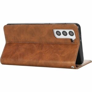 SaharaCase - Folio Wallet Case for Samsung Galaxy S23 - Brown