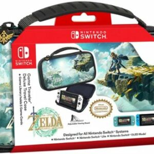 RDS Industries - Game Traveler Deluxe Zelda Tears of the Kingdom Travel Case for Nintendo Switch - Multi