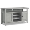 Simpli Home - Amherst Solid Wood54 inch Wide Transitional TV Media Stand For TVs up to 60 inches - Fog Grey