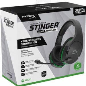 HyperX - CloudX Stinger Core Wireless Gaming Headset for Xbox X|S and Xbox One - Black/Green