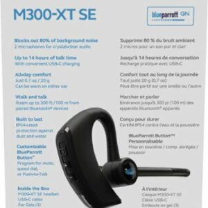 BlueParrott - M300-XT SE Bluetooth Headset - Black