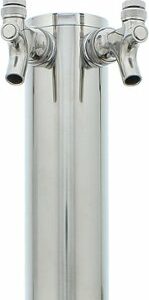 Zephyr - Presrv Double Tap Kit Accessory for PRKB Kegerators - Stainless Steel