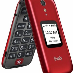 Lively™ - Jitterbug Flip2 Cell Phone for Seniors - Red